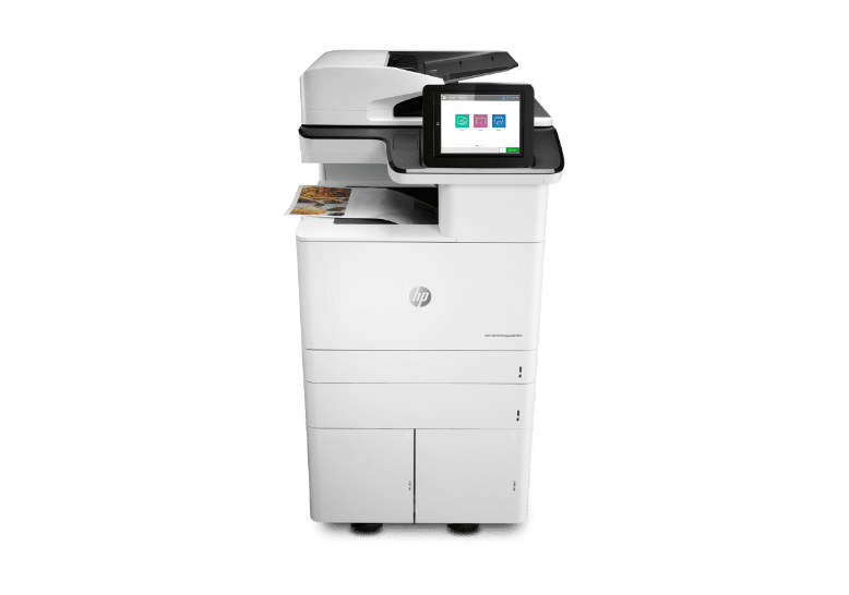 Front of HP LaserJet Enterprise 700/800 series